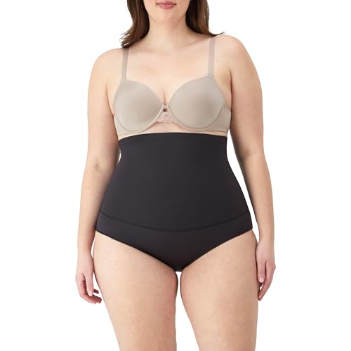 Maidenform Women's Fat Free Dressing High Waisted Shaping Control Knickers, Black, Size 18 (Manufacturer Size:XX-Large)