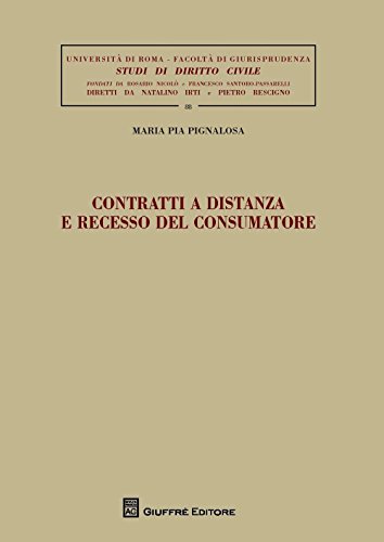 Contratti a distanza e recesso del consumatore