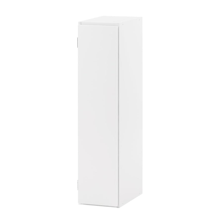 幅25cm◆隙間収納ラック ホワイトおしゃれ 高品質な組立家具 引き出し扉付き 隙間収納ラック 幅25cm ホワイト キッチン収納 洗面所収納 多段