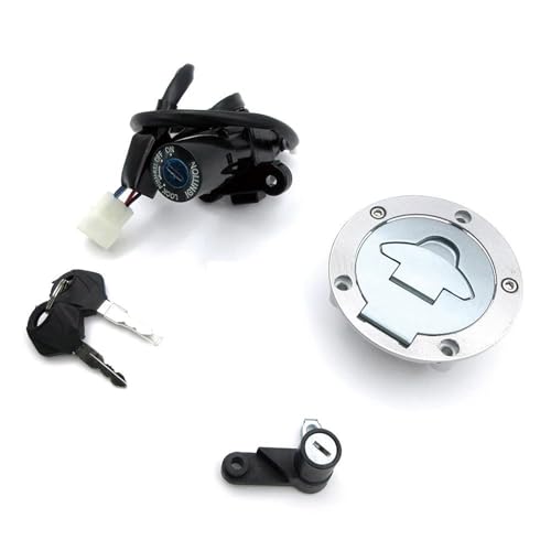 Kit de cerradura de encendido completo y tapa de tanque resistente para Yamaha YZF R3