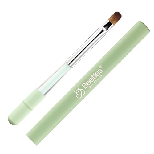 Image of Beetles Nail Art Brushes, Clean Up Brush Gel Polish Nail Art Design Pen | Painting Tools Fingernail Brush Nail Cleaning Brush Nail Art Liner Brush and Nail Dotting Pen Salon Diy at Home