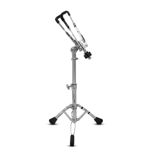 Image of Kadence SNJ01 Jamming Series 2.1kg Snare Stand | Adjustable Height & Gear Tilter | Double-Braced Tripod | Foldable Design | Chrome Finish