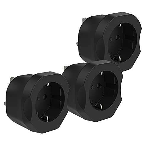 Adaptateur Prise Anglaise/UK/Angleterre et Française avec 3 Ports USB et 1 Port USB-C adapté à Irlande, Royaume-Uni, Écosse