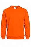 Jumar Sport - Sudadera básica, Color: Naranja Vivo, Talla: s