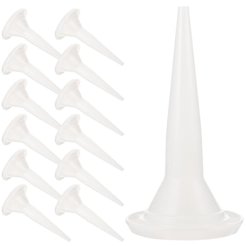 HOMSFOU 50pcs Caulking Nozzle Tips Set Replacement Nozzle Applicator for Caulk Tips for Structural Adhesive