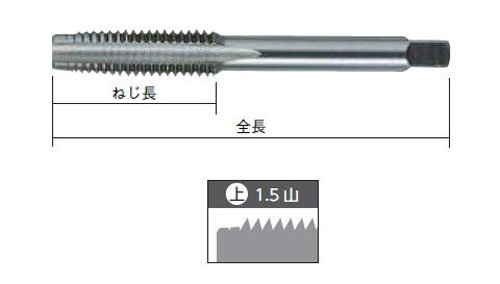 IS Hand Tap(Unified) P-S-HT-1/4NC20-3