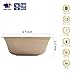JOLLY CHEF Compostable Disposable Paper Bowls [16 oz] Heavy Duty Soup Uncoated Containers [150 Pack] Biodegradable Bagasse Hot Cold Eco-Friendly Natural Sugarcane Microwavable for Dessert Christmas 2