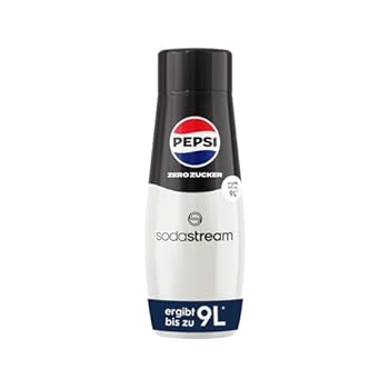 SodaStream Sirup Pepsi Zero Zucker - 1x Flasche ergibt 9 Liter Fertiggetränk Sekundenschnell zubereitet und immer frisch 44