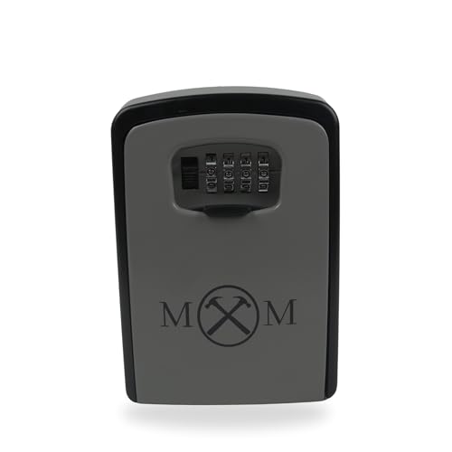 MAC-MANY - Caja grande para llave de pared con código de seguridad, seguridad de 4 dígitos, casa, garaje, airbnb, montaje en pared impermeable, gran capacidad de almacenamiento XL