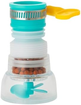 Busstier 360° Dönebilen Akordiyon Musluk Filtresi Su Tasarruflu Kireç Önleyici Esnek Başlık Filtreli Aparat Mutfak ve Banyo Uyumlu Asorti Renkli - Görsel 1