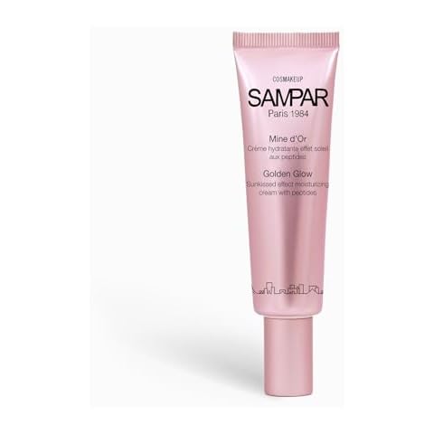 SAMPAR Golden Glow - Illuminating Face Moisturizer with Vitamin C & Antioxidants - Enhances Skin Radiance, Reduces Fine Lines & Boosts Glow - For All Skin Types - Cruelty-Free, 1 oz Cover