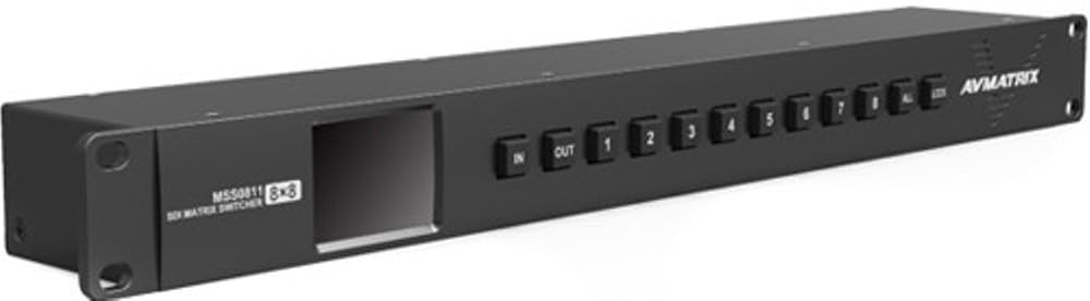 Amazon.com: AVMATRIX MSS0811 1RU 8×8 3G-SDI compact SDI routing