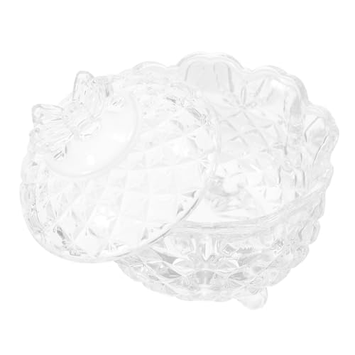 Beaupretty Tarro de Vidrio con Tapa para Recipiente Transparente para Almacenamiento Cocina Frasco Decorativo con Cierre Seguro para Bodas y Hogar