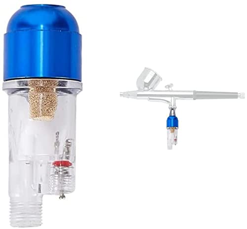 Rosemary New Water Filter 1/8'' Comfortable Handy Airbrush in-Line Mini Air Filter Moisture Water Trap Spray Pen Brush Tool Oil-Water Separator