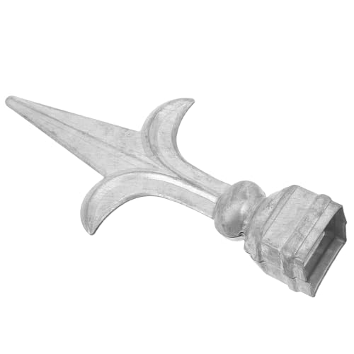TOYANDONA Gartenzaunspitzen Metall Zaunaufsatz Zaunkappen Dekorative Zaunpfostenspitzen für Garten Hof Bauernhof Stabile Metallspitzen für Zaunzubehör