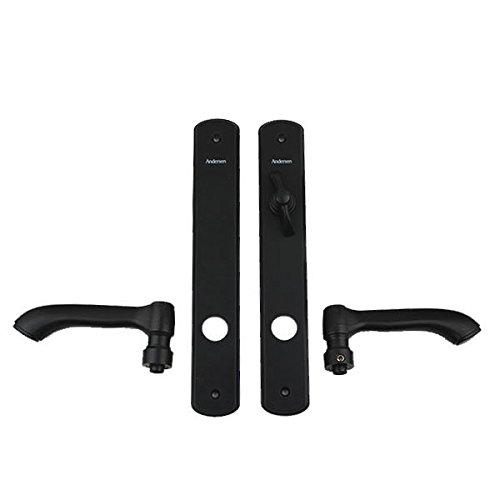 Andersen Albany Style (Double Active) Hinged Door Hardware Set in Black