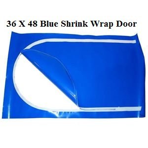 US Marine Products 36 X 48 Inch Blue Shrink Wrap Door
