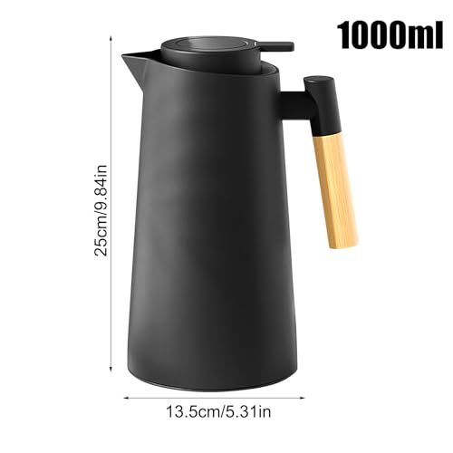Carafe isotherme en verre 1l distributeur boisson chaude et thé - 6