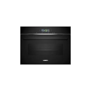 Siemens CB734G1B1, iQ700 Slimme inbouw-compacte oven, 60 x 45 cm, Made in Germany, zwart, ecoClean & humidClean zelfreiniging, Air Fry, automatische programma’s, gekleurd touchscreen