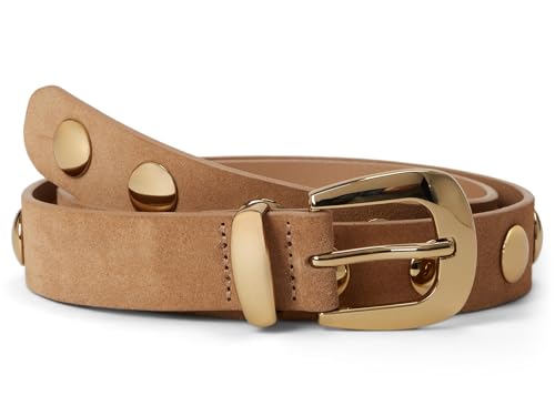 Madewell Women's Clean Western Belt : Suede Dome Studs