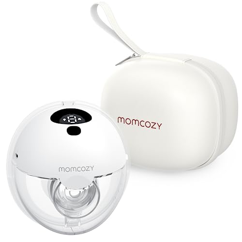 Image of Momcozy M5 Wearable Hands Free Breast Pump for Mothers,Gift (1 Count, Black)