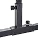 Soozier Adjustable Seated Calf Raise Machine, Leg Machines Home Gym, for Calf, Waist, Arm Training