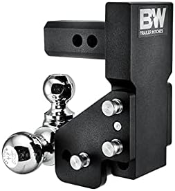 B&W Trailer Hitches MultiPro Tow & Stow - Fits 2" Receiver, Dual Ball (2" x 2-5/16"), 2.5" Drop, 10,000 GTW -TS10063BMP