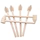 20 Stücke Wooden Hammer Small, Mini Holzhammer Hammer, Holz Hammer Werkzeug, Mini Diy Holzhammer, Holz Krabben Hammer, Geeignet Zum Klopfen Von Meeresfrüchten, Spielzeug, Kunsthandwerk