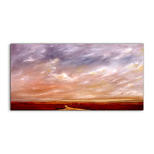 Tableau en verre 140x70cm Meadow pour decorer le salon et la chambre