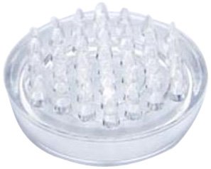 Merriway BH00151 Castor Cup Large Clear Spiked -8 Pcs