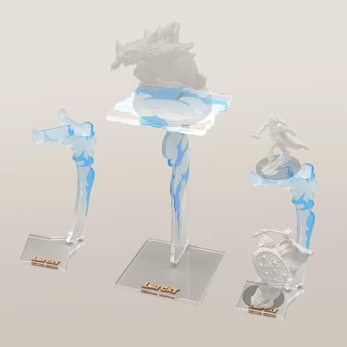 LOOTCAT Flying Stand, Flying Riser, Flying Platform, Acrylic Terrain DND, Warhammer, TRPG