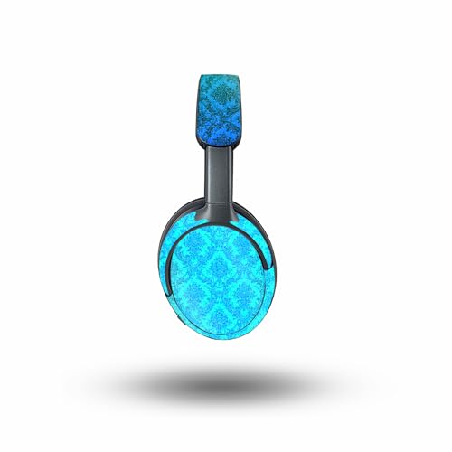 Image of MightySkins Glossy Glitter Skin Compatible with Bose QuietComfort Ultra - Blue Vintage | Protective, Durable High-Gloss Glitter Finish | Easy to Apply
