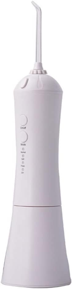 Water Flosser for Teeth-3 Modes Dental Oral Irrigator IPX7 Waterproof, Portable Water Teeth Cleaner Picks with Rechargeable Powerful Battery, White (Color : White)