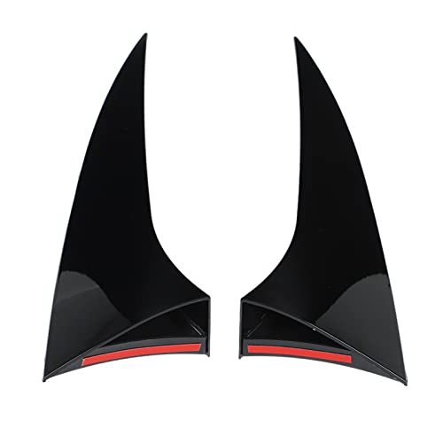 Becquet latéral de vitre arrière noir brillant pour IX35 2010-2017 Hidyliu 2 pièces