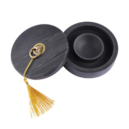 Encrier en pierre naturelle pour calligraphie au bureau et cours de dessin