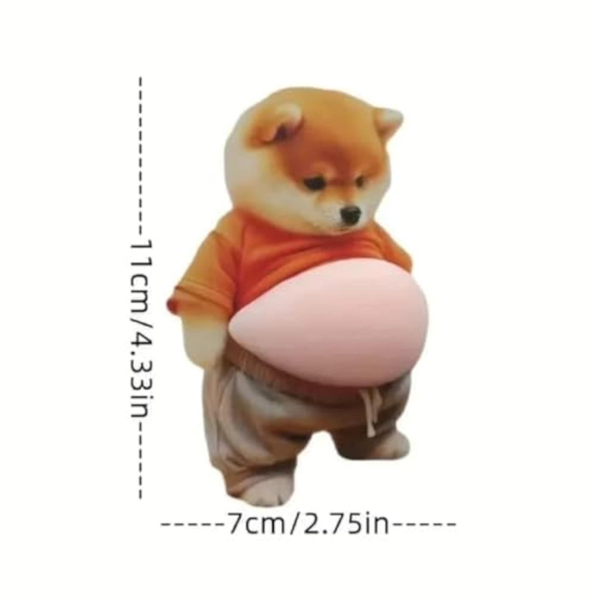 3D Panda Belly Door Stopper Wall Protector Sticker