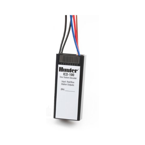 Hunter Sprinkler ICD100 Single-Station Decoder with Surge Suppression and Ground Wire