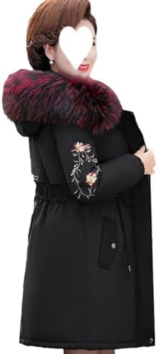 ラメモ レディース ボア コットン 衣類 保温コート 厚手 ファー フード付き ロング丈 おしゃれ 冬物 アウターウェア レディース カジュアル アウトドア 普段着 通勤 シニア アウターウェア 50代 60代 70代 エレガント