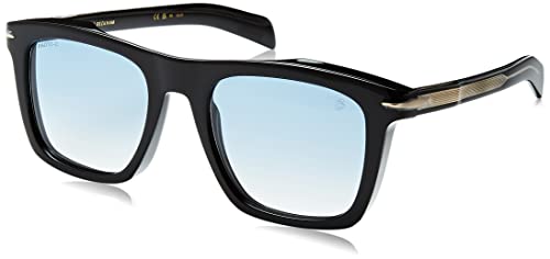 David Beckham Lunettes de Soleil DB 7000/S noires pour vos terrasses et trajets en ville