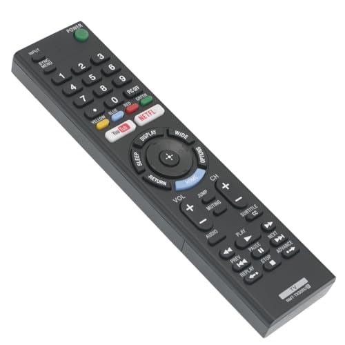 Image of New RMT-TX300U IR Replace Remote Control fit for Sony Bravia TV KD-43X7007E KD-43X700E KD-43X720E KD-49X7007E KD-49X700E KD-49X720E KD-50X690E KD-55X7007E w You Tube YouTube Netflix Shortcut App Key