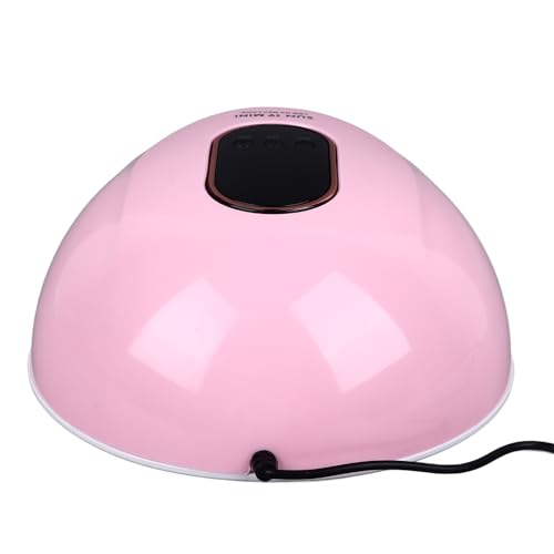 Naroote UV-LED-Nagellampe, Professionell, 72 W, Schnell Trocknend, Intelligenter Sensor-Nageltrockner für Gellack mit 3 Timern, 18 Lampenchips für Maniküre, Kunststoff