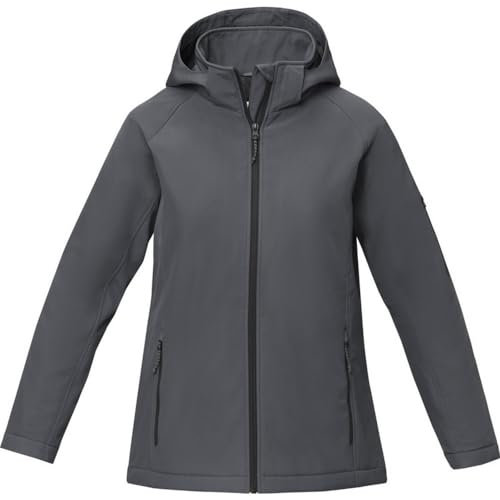 Elevate Essentials Womens/Ladies Notus Padded Soft Shell Jacket (S) (Storm Grey)