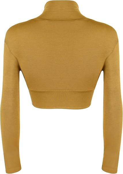 Image of Women's New Long Sleeve Bolero Shrug - Plain Open-Front Bolero Cardigan Top
