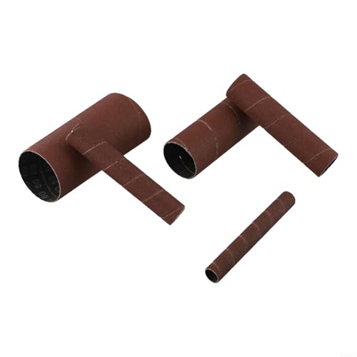 Image of Spindle Sander Sleeves 4.5" Replacement Bands - 80/150/240 Grit Abrasive Roll for Rotary Tool & Drill Press Polishing Jobs(Grit 80)
