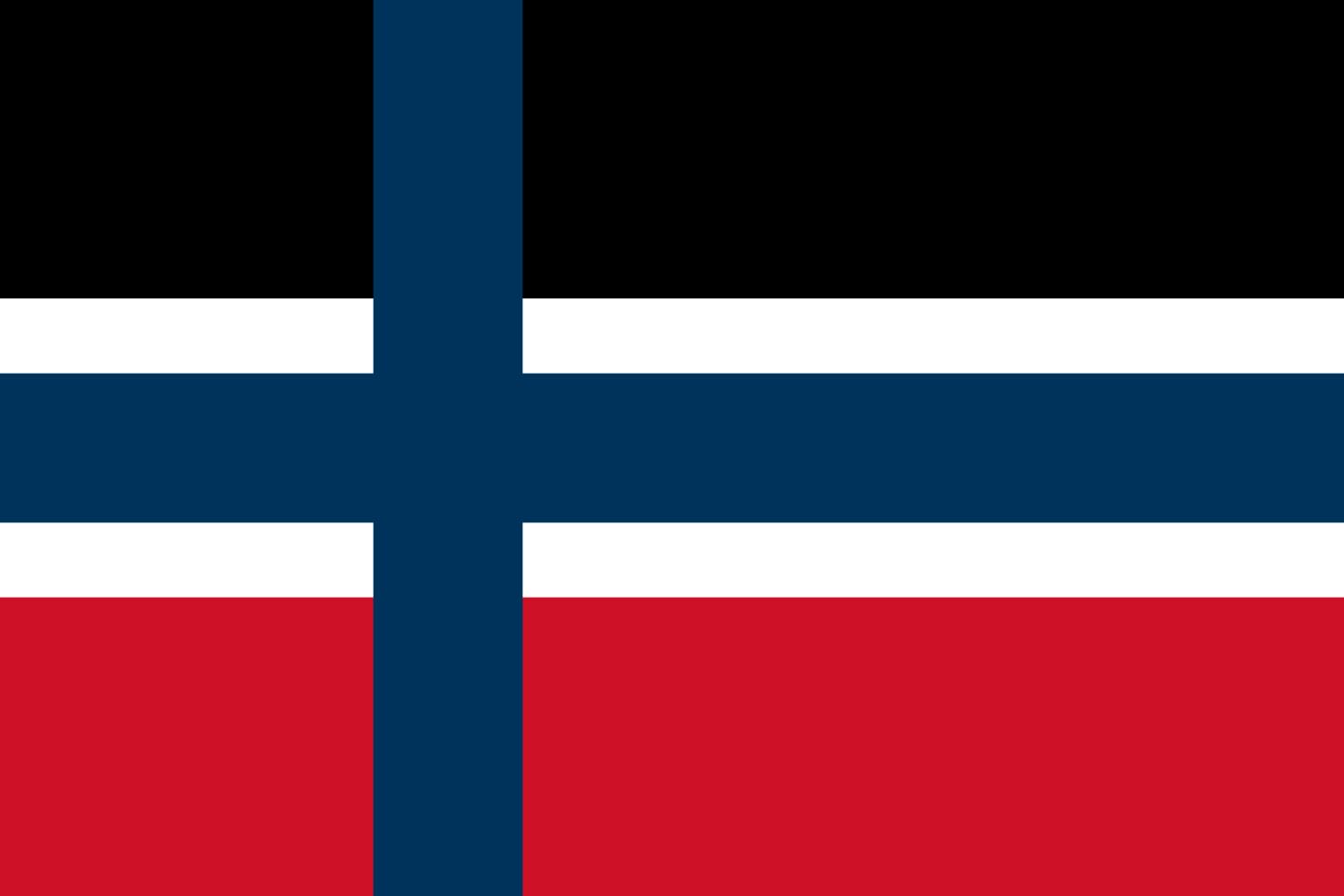 Drapeau Henristan Flag officiel grand format avec coutures renforcées
