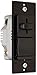 Legrand-Pass & Seymour LS603PBKV Incandescent Three Way Preset Slide Dimmer, 600-watt, Black