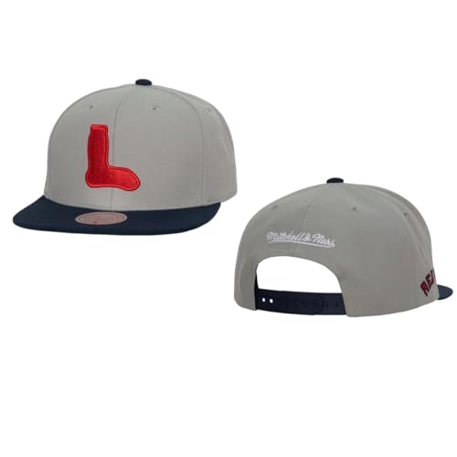 Gorra Snapback Boston Red Sox gris y azul miniatura 1