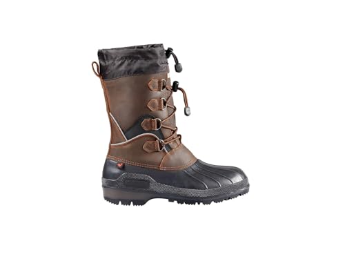 Image of Baffin Men's MOUNTAIN Warm Waterproof Moisture-Wicking Slip-On Style Full Grain Leather Upper Snow Boots | Arctic Rated