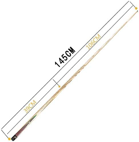 Taco de billar 1/2 pool madera arce 145 cm 10mm punta miniatura 2