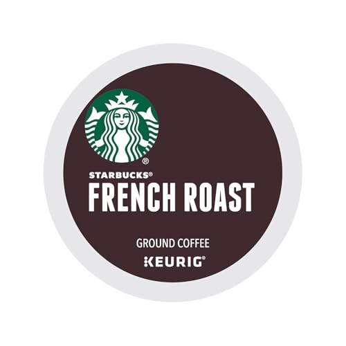 Image of Starbucks French Roast Coffee Keurig K-Cup Pods, Dark Roast, 96 /Carton (SBK18996CT)